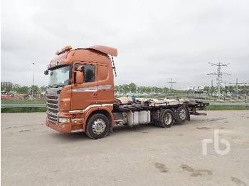 Vrachtwagen met open laadbak SCANIA R480 6x2