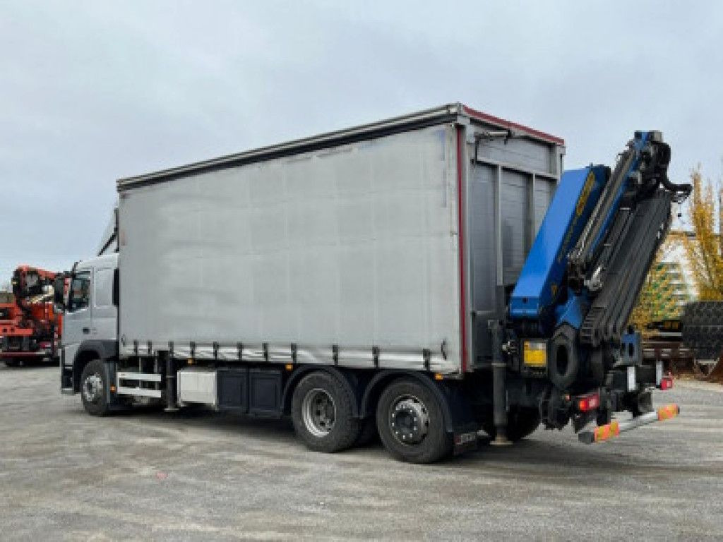 Vrachtwagen met open laadbak Volvo FM 420 6x2 Pritsche Heckkran 27m/t,Funk,Jib ,E6
