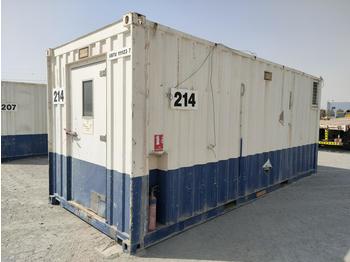 Wooncontainer 20' Battery Charger Container c/w Battery Chargers, Batteries, Modified Battery Racks, Heaters, Split A/C Units (GCC DUTIES NOT PAID): afbeelding 1