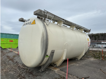Tankcontainer Bulktank i aluminium kört djurfoder och pellets: afbeelding 1