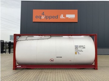 Tankcontainer CIMC tankcontainers TOP: 20FT, 24.030L tankcontainer, L4BN, UN Portable, T11, steam heating, bottom discharge, 5Y + CSC-test: 03/2024: afbeelding 1