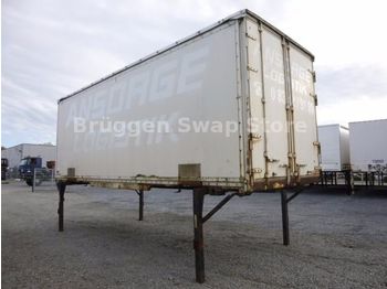 Kögel Plywood Wechselkoffer BDF-7.45 m. Schiebeverdeck  - Gesloten laadbak