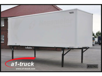 Gesloten laadbak Krone 8WK-745, Plywoodkoffer, verzinkt, Lichtband, Möb