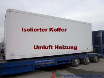 Gesloten laadbak MAN Isolierter Koffer mit Stand Umluftheizung Treppe
