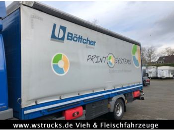 Gesloten laadbak Mercedes-Benz Atego Plane Bordwand Ladebordwand Bär Aufbau