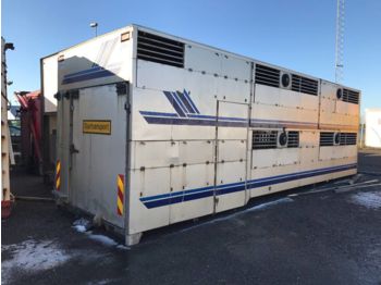 Gesloten laadbak SKÅP Djurtransport