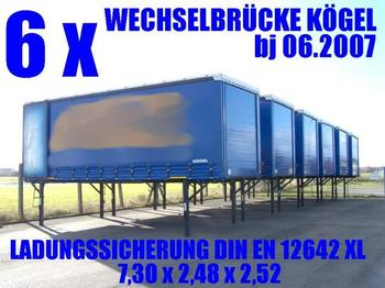 Kögel ENCO 74 / wechselbrücke LASI / LADUNGSSICHERUNG - wissellaadbak/ container