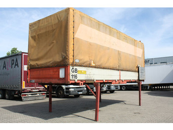 Wissellaadbak/ Container Kögel Wechselbrücke / Wechselpritsche +Plane Bordwände: afbeelding 1