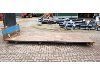 Platte laadbak Container flat dropside body