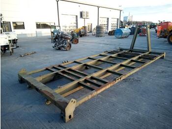 Haakarm container RORO Flat Rack to suit Hook Loader Lorry: afbeelding 1