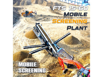 FABO FTS 15-60 MOBILE SCREENING PLANT 500-600 TPH | Ready in Stock - Mobiele breker: afbeelding 1