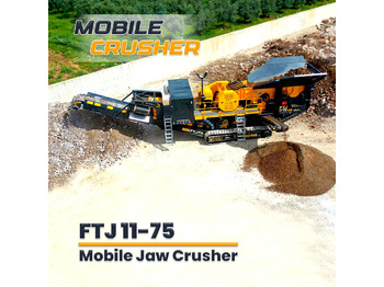 FABO FTJ-1175 MOBILE JAW CRUSHER 150-300 TPH | AVAILABLE IN STOCK - Mobiele breker: afbeelding 1