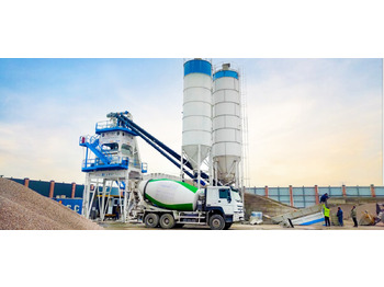 FABO SKIP SYSTEM CONCRETE BATCHING PLANT | 120m3/h Capacity - Betoncentrale: afbeelding 1