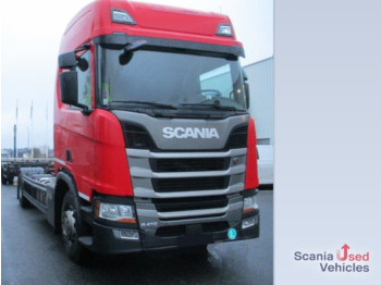 SCANIA R 410 B4x2NB Highline Wechselrahmen - Containertransporter/ Wissellaadbak vrachtwagen: afbeelding 1