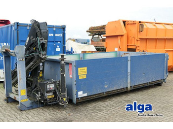 Abrollcontainer, Kran Hiab 099 BS-2 Duo  - Haakarm container: afbeelding 1