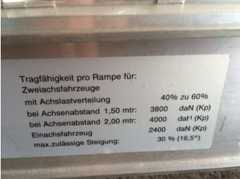 Nieuw Laadbrug NEU Auffahrrampen, Alurampen,Verladerampen, 8 to Länge 3,25m: afbeelding 4