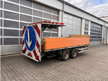 Open/ Plateau aanhangwagen Schmitz Korbach SDAH  Tandempritsche: afbeelding 3