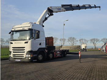 Vrachtwagen met open laadbak SCANIA R 490