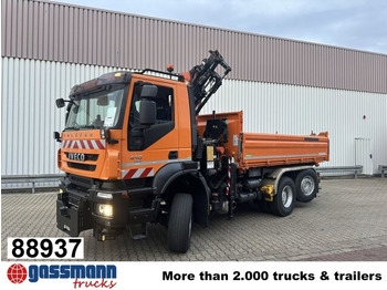 Kipper vrachtwagen IVECO Trakker