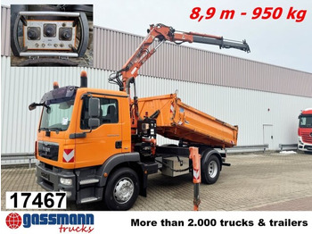 Kipper vrachtwagen MAN TGM 18.290