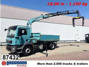 Kipper vrachtwagen MAN TGM 18.290