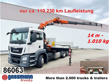 Vrachtwagen met open laadbak MAN TGS 26.360