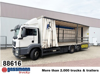 Vrachtwagen met open laadbak MAN TGS 26.400