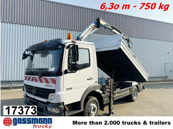 Kipper vrachtwagen MERCEDES-BENZ Atego 818