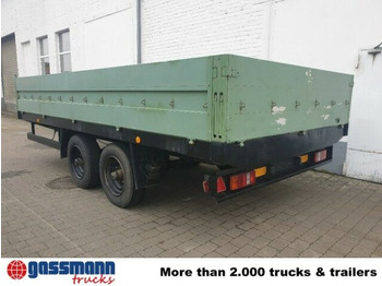 Open/ Plateau aanhangwagen Obermaier Obermeier ETN 65 Tandempritsche: afbeelding 3