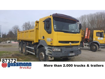 Kipper vrachtwagen RENAULT Kerax 380