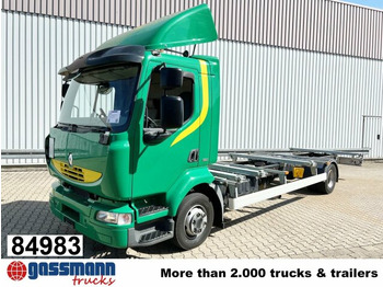Containertransporter/ Wissellaadbak vrachtwagen RENAULT Midlum 220