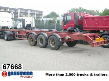 Containertransporter/ Wissellaadbak oplegger