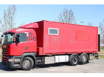 Containertransporter/ Wissellaadbak vrachtwagen SCANIA R 490