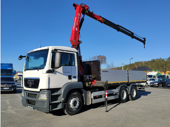 Vrachtwagen met open laadbak MAN TGS 26.360