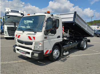 Kipper vrachtwagen, Kraanwagen Mitsubishi Canter Fuso 9C18 3.0/180KM Automat, HDS FASSI F30 Wywrotka 3-str: afbeelding 3