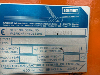 Vrachtwagen Schmidt Salzstreuer Stratus B80-42 VALN5Z Bandstreuer: afbeelding 4