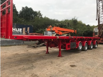 Vlakke/ Open oplegger Cometto 4 axle triple extendable: afbeelding 1
