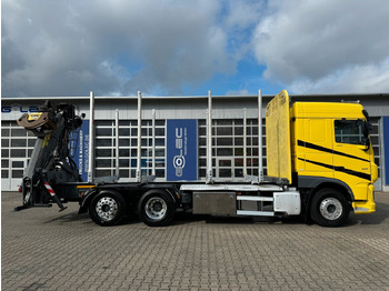 Houttransport, Kraanwagen DAF XF 530 6x2 Holztransport Kran PENZ 15Z9.50 *Anh.: afbeelding 4