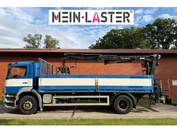Vrachtwagen met open laadbak, Kraanwagen Mercedes-Benz 1823 Atego Atlas 105.2 1.Hand nur 226.000 km: afbeelding 4