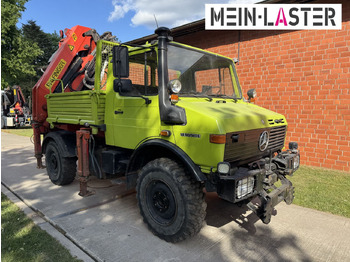 Kraanwagen Unimog U 1650 PK 10500 Kran 15 m max. 3,9 t Seilwinde: afbeelding 3