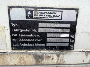 Gesloten aanhangwagen KA-F 18/74E Ackermann, Oschersl. KA-F 18/74E mit LBW MBB, 44cbm: afbeelding 5