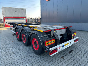 Containertransporter/ Wissellaadbak oplegger Burg 20FT / 20FT SWAP ADR (EX/II, EX/III, FL, AT) Chassis, 3.690kg, SAF INTRADISC, 2x Liftaxle, NL-chassis, APK/ADR: 08-2025: afbeelding 3