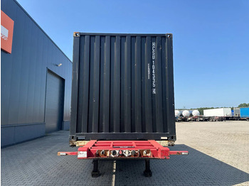 Containertransporter/ Wissellaadbak oplegger Krone 2-axle 20FT chassis + 20FT DV 8'6" container ONE-WAY: afbeelding 5
