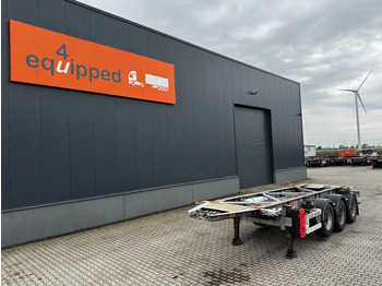 Containertransporter/ Wissellaadbak oplegger VAN HOOL 20'