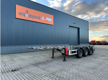 Containertransporter/ Wissellaadbak oplegger VAN HOOL 20'/30'