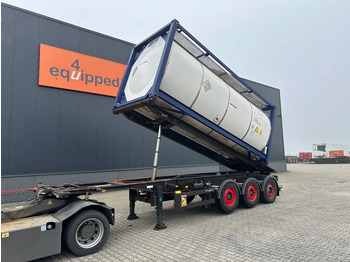 Containertransporter/ Wissellaadbak oplegger VAN HOOL 20'
