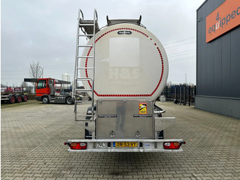Tankoplegger voor het vervoer van voedsel Van Hool LEVENSMIDDELEN / 39.000L / 3-KAMMER / INOX / NL-Auflieger / APK: 05/2026: afbeelding 4