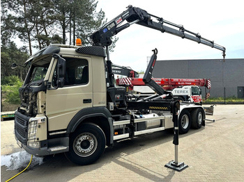 Haakarmsysteem vrachtwagen, Kraanwagen Volvo FM 370 6x2 HOOKLIFT 21T + CRANE HIAB 144 E-4 HIDUO - ENGINE / GEARBOX OK - CHASSIS OK - RUNNING + DRIVING - BE TRUCK: afbeelding 2