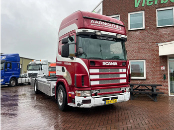 Containertransporter/ Wissellaadbak vrachtwagen SCANIA R124