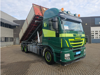 Containertransporter/ Wissellaadbak vrachtwagen Iveco Stralis 560 6x4: afbeelding 4